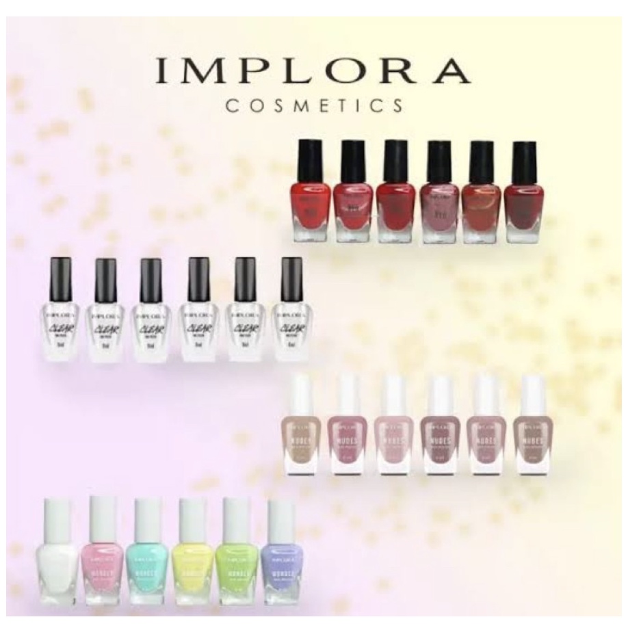 ORIGINAL NEW IMPLORA Nail Polish 8 ML Implora Kutek Cat Kuku