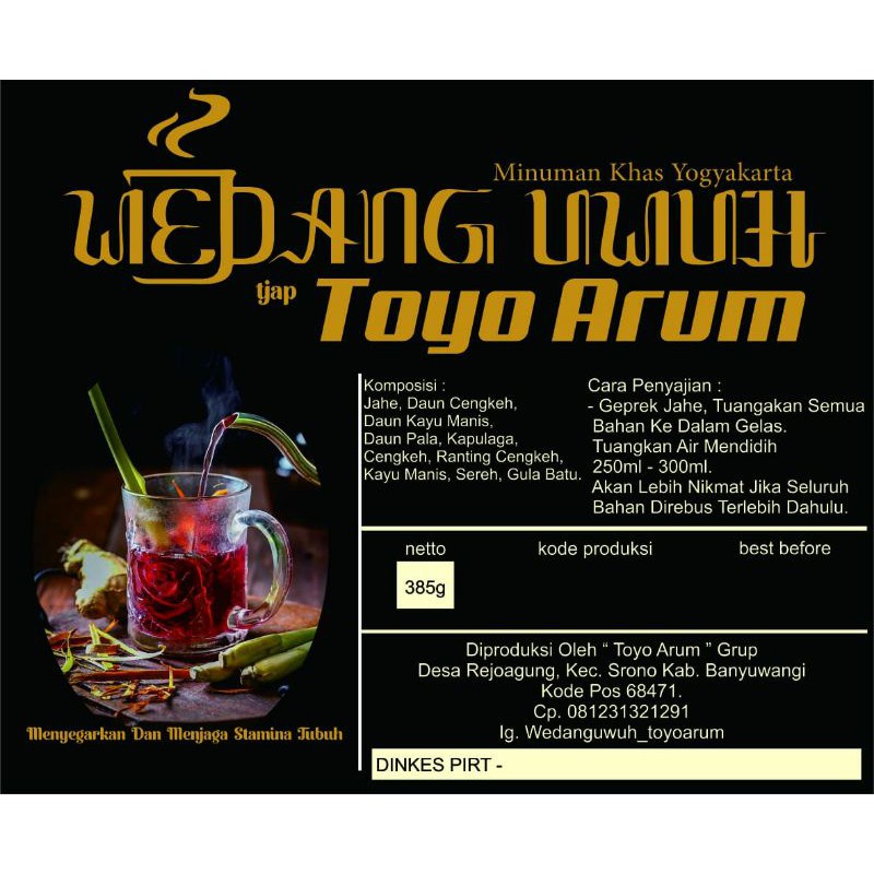 

WEDANG UWUH KOMPLIT