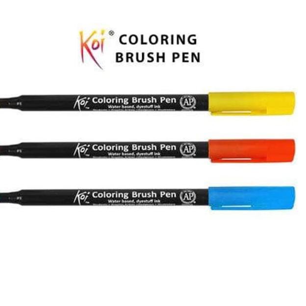 

Jangan Ketinggalan order.. Sakura Koi Coloring Brush Pen / spidol warna koi sakura - Brush Pen Saku
