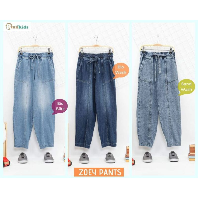 zoey pants teenager runkids celana panjang jeans untuk anak perempuan