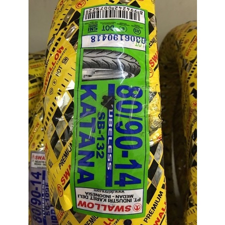Ban SWALLOW 80/90-14 SB-132 KATANA TUBELESS
