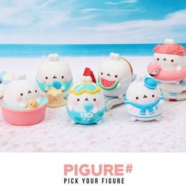 PROMO FIGURE // BLIND BOX HAYANORI KOREA MOLANG EDISI SUMMER SPECIAL BERKUALITAS