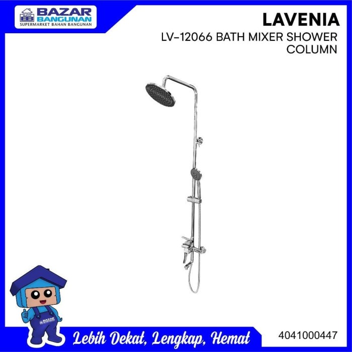 shower-tiang- shower tiang lever column bath mixer set lavenia lv 12066 lv12066 -tiang-shower.