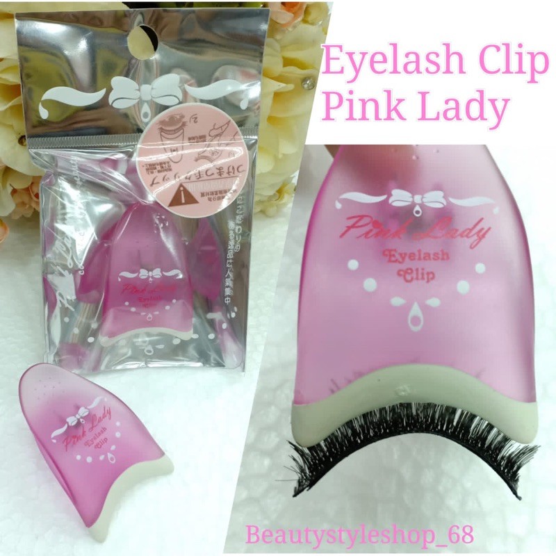 Eyelash Clip pink lady (alat bantu pasang bulumata)