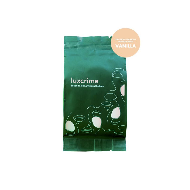 Jual LUXCRIME REFILL 2nd SKIN LUMINOUS CUSHION VANILLA Shopee Indonesia