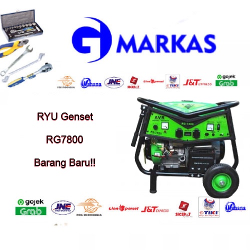 Ryu Genset RG7800 / Gasoline Generator Set 5500 Watt