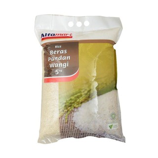 Alfamart Beras Pandan Wangi 5Kg  Shopee Indonesia