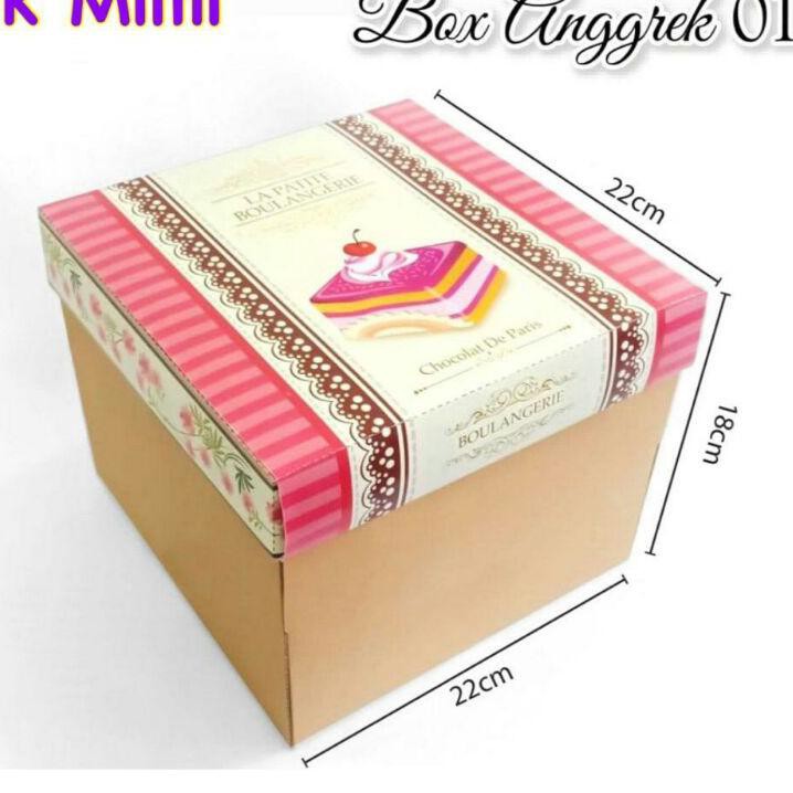 

TERMURAH Dus Box Kue Tart 22cm ,