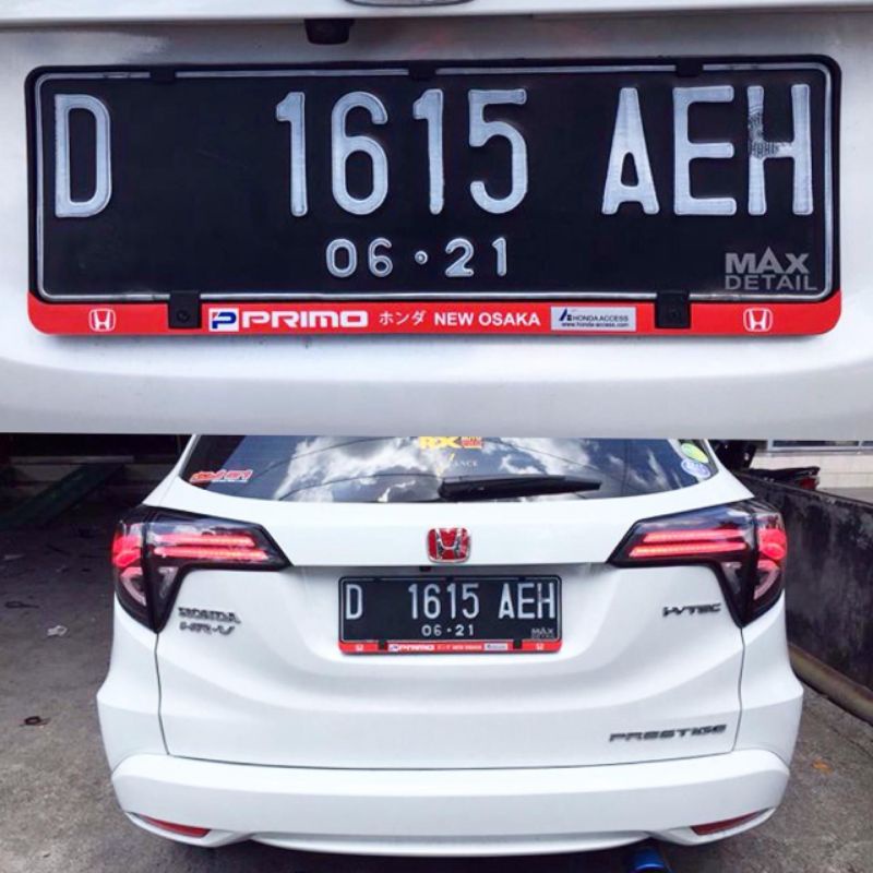 frame plat mobil Honda primo JDM