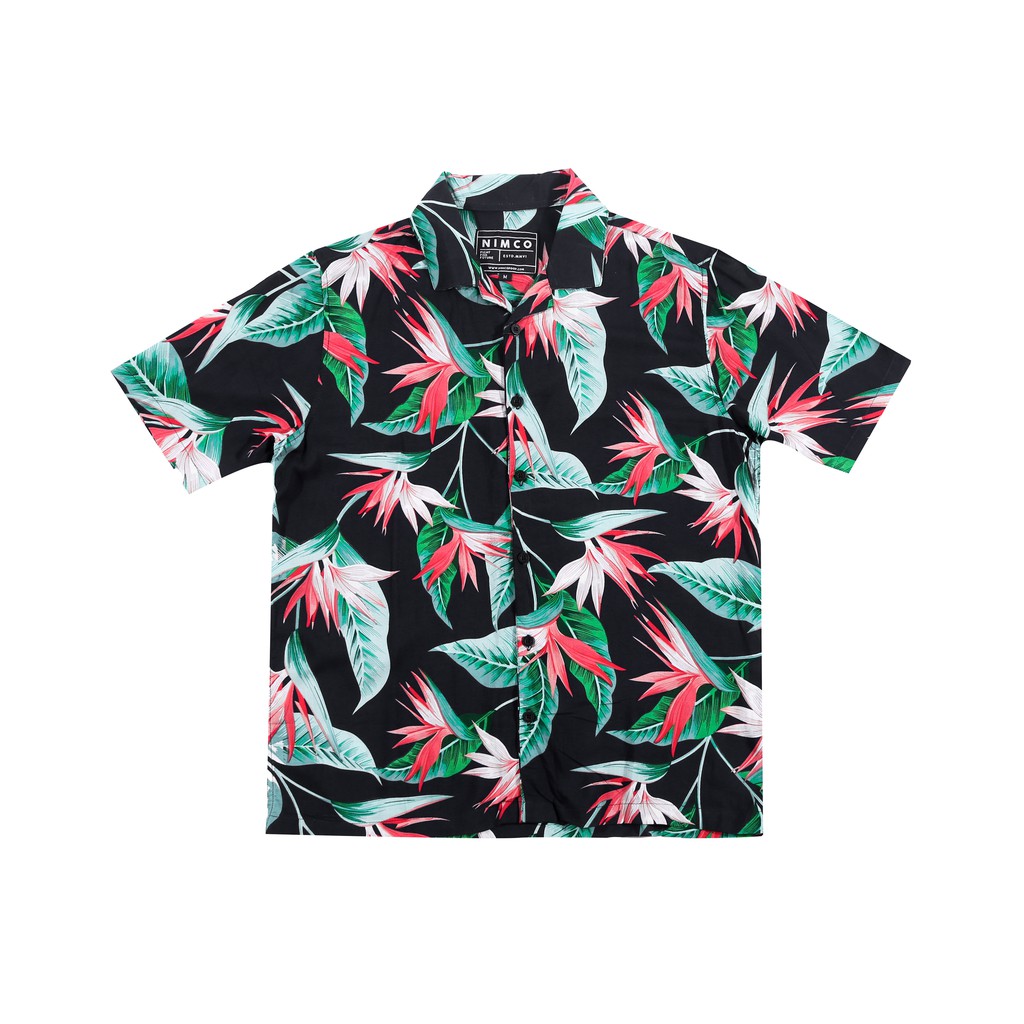 Nimco Kemeja - GLOW04-T067-Y-BLACK