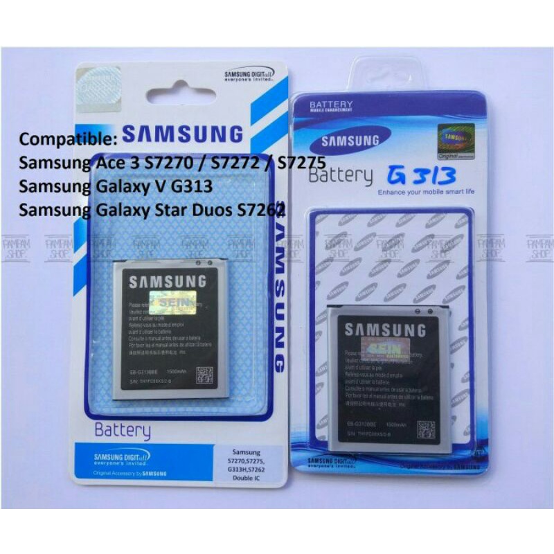 Batre Baterai Baterry Samsung Galaxy V SM-G313HZ SAMSUNG STAR DUOS S7262  kwalitas terbaik termurah