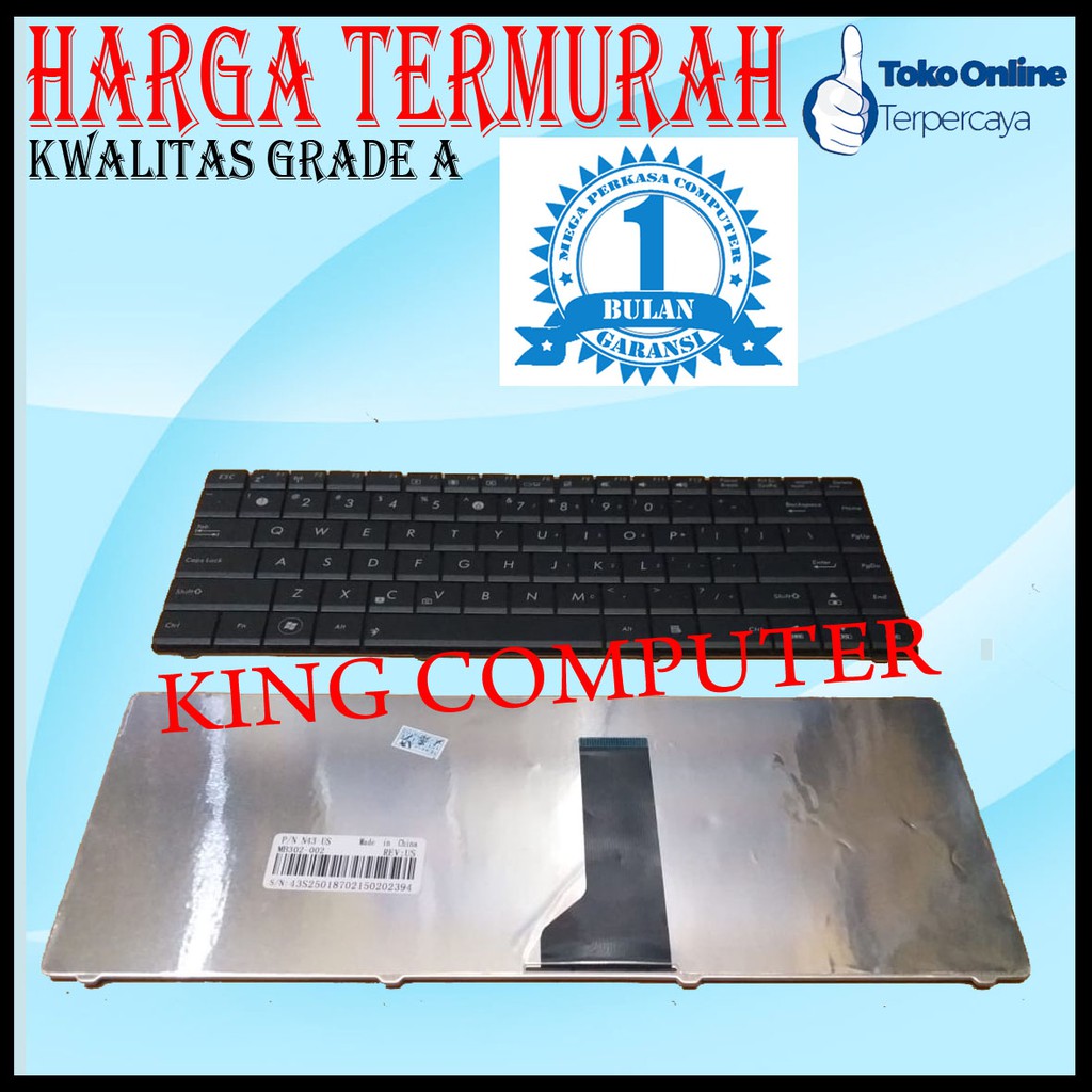 KEYBOARD ASUS K43, NON BAUT X44 A44H