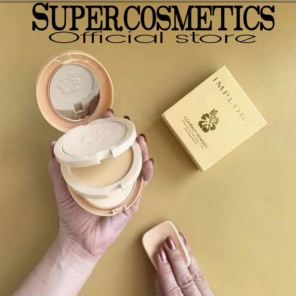 Bedak Implora compact powder 3 IN 1