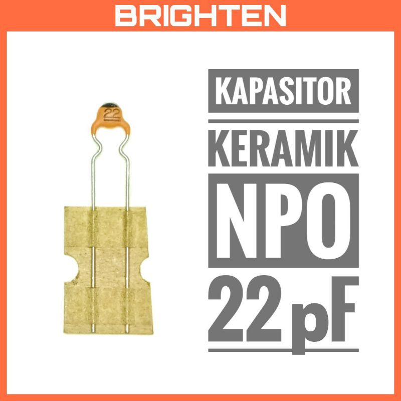 Kapasitor Keramik NPO 22 pF Ceramic Capasitor 22pF