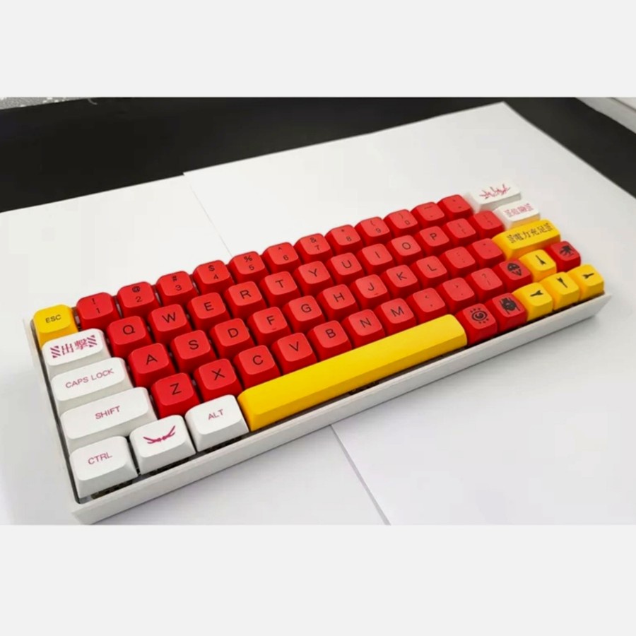 Keycaps Evangelion 02 PBT XDA Eva keycap set