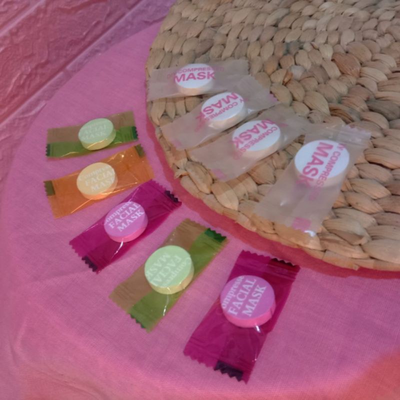 Comppresed sheet mask/Sheet mask/Candy mask