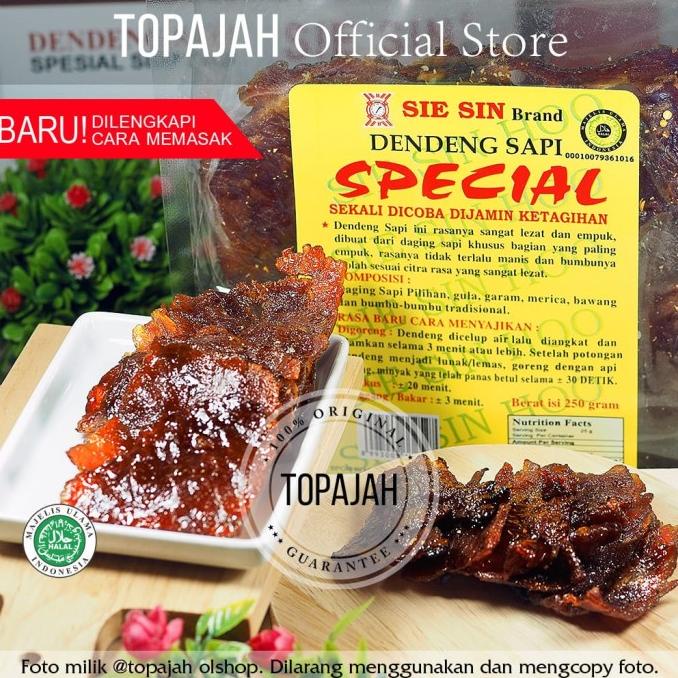 

[COD] Dendeng sapi mentah spesial SIE SIN 250gr HALAL. [COD]