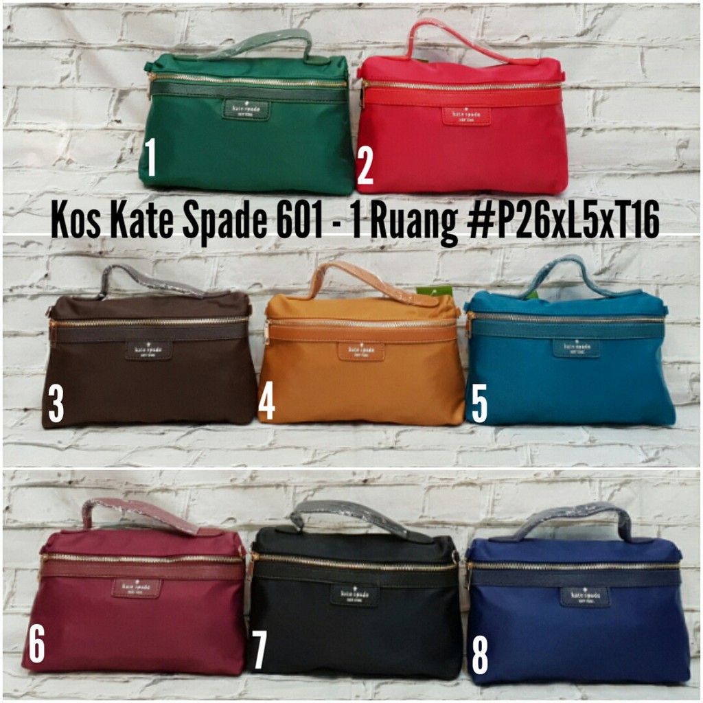 POUCH SELEMPANG KATE SPADE 2 FUNGSI IMPORT - TAS KOSMETIK