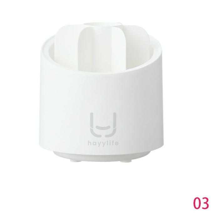 

HR6✹ HAYYLIFE Rotating Pen Holder - Kotak Penyimpanan Makeup Brush Shelf 360° Rotating Pen Holder Mahasiswa Desktop Alat Tulis Kantor HL-AIA627 Model Baru