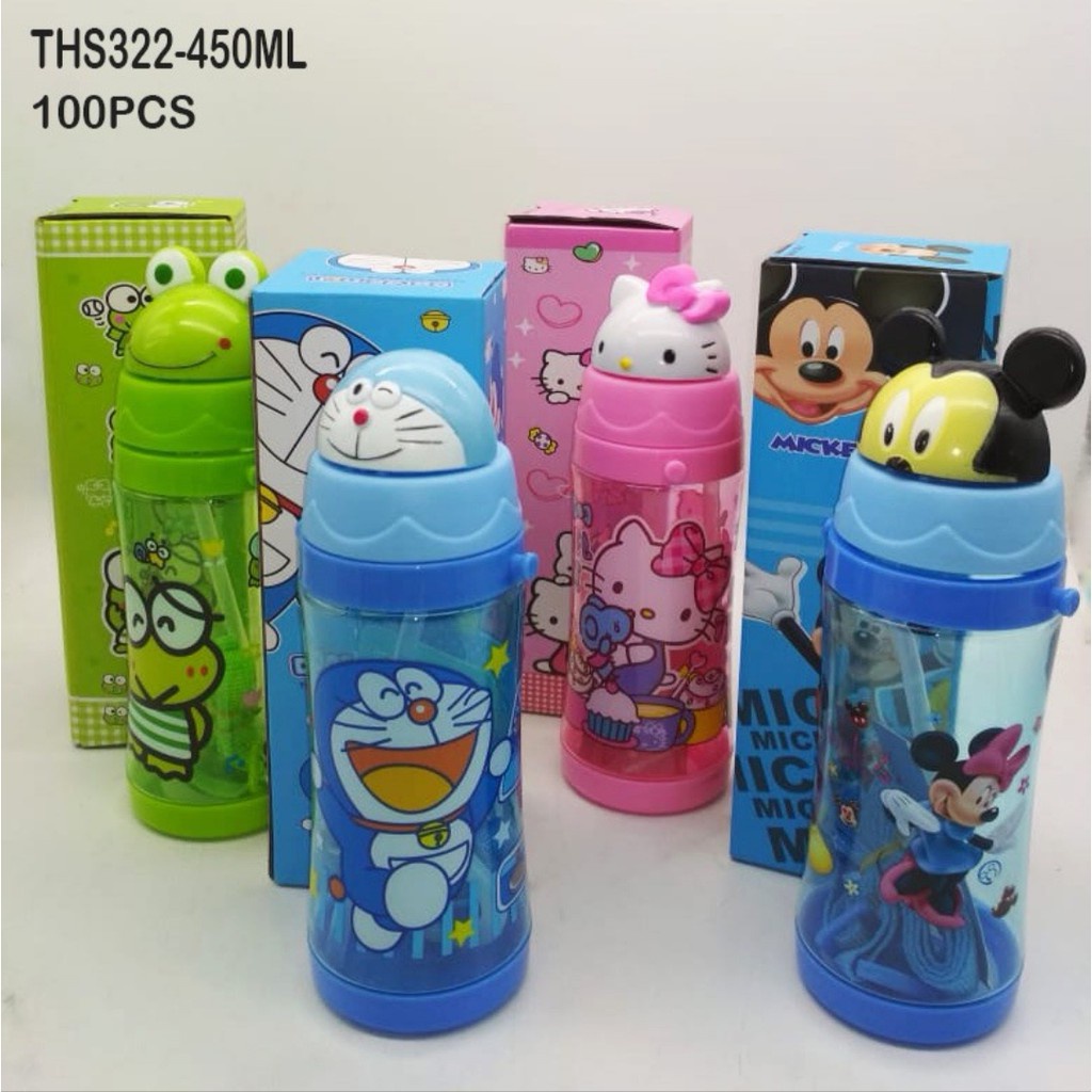 BOTOL MINUM BTS 2 SISI/BOTOL MINUM BTS/BOTOL MINUM 2 SEKAT/BOTOL BTS FREE STICKER - BOTOL MINUM KEPALA KARAKTER BOTOL MINUM TALI PANJANG - BOTOL MINUM ANAK MOTIF KARTUN LUCU UNIK