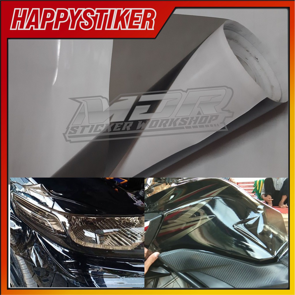 STIKER SKOTLET HITAM TRANSPARAN