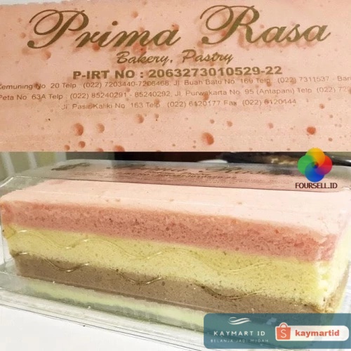 

Prima Rasa - Bolu Pelangi Primarasa Oleh Oleh Bandung