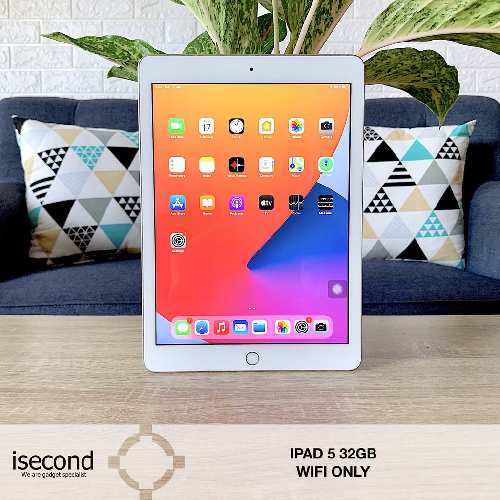 Ipad 5 2017 32GB Wifi Only Second Mulus