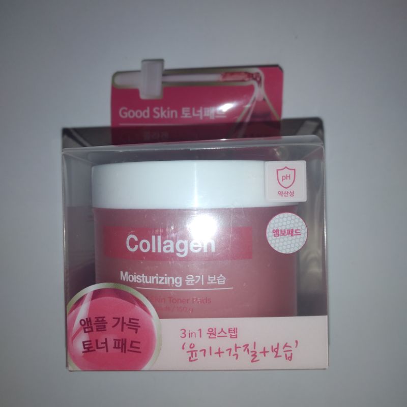 Nature Republic Good Skin Collagen Ampoule Toner Pad