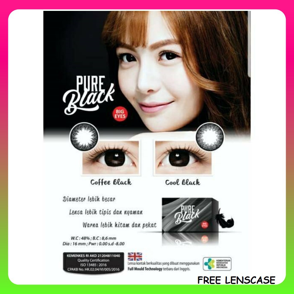 Softlens Pure Black 16mm (Normal) by Irislab