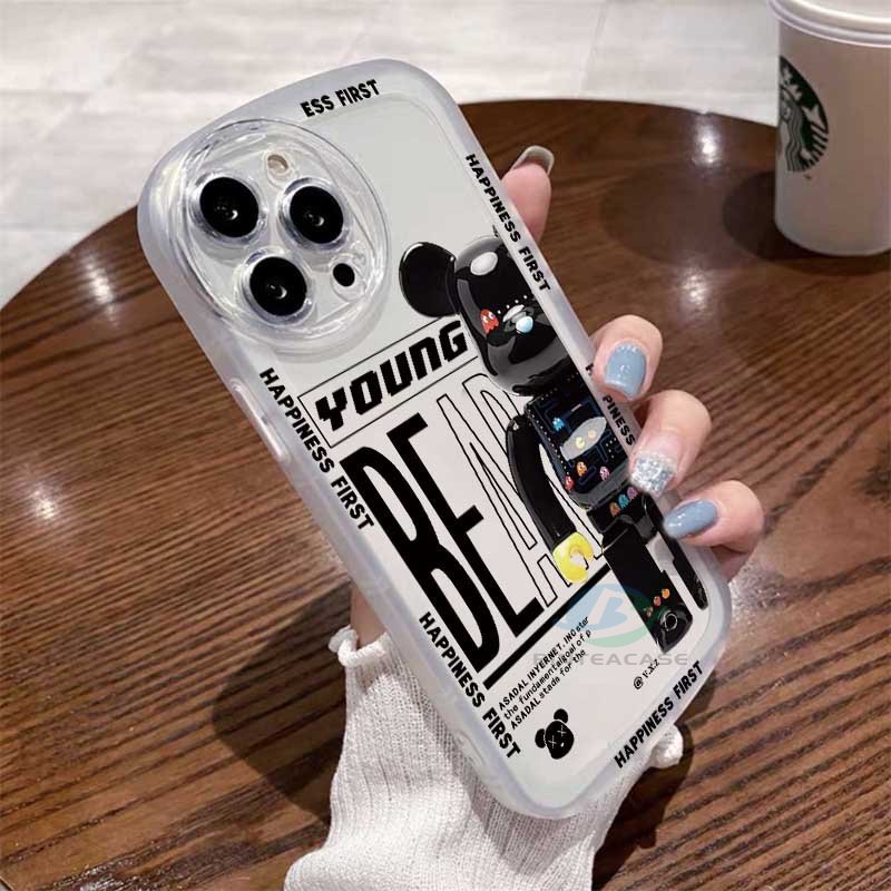 Casing TPU Realme 5 5i 6i C3 C35 C21Y C25Y C21 RealmeC11 2021 C25 C15 C12 C2 Motif Beruang