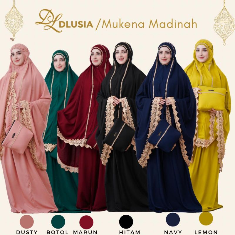 DLUSIA Mukena Madinah Jumbo Premium Ori