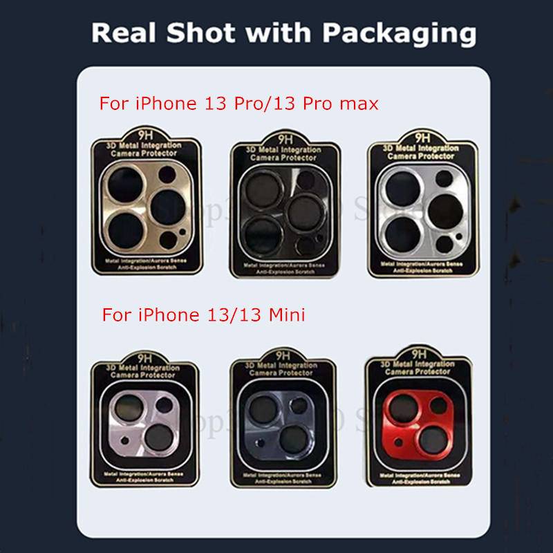 Pelindung Lensa Kamera Bahan Metal Untuk iPhone 13 12 Pro 13 Pro max