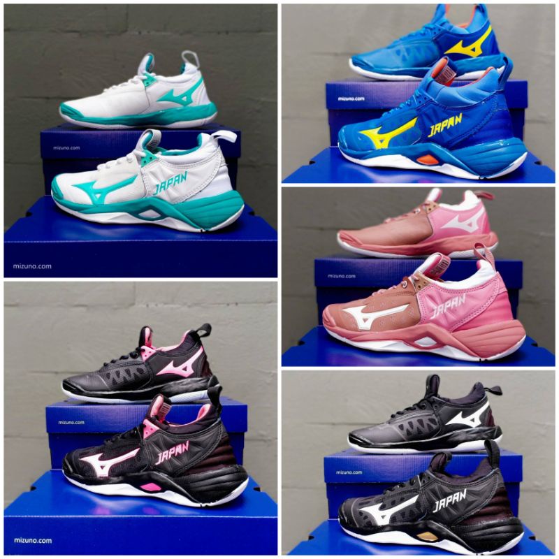 SEPATU VOLLY WANITA MIZUNO MUMENTUM JAPAN PREMIUM ORIGINAL