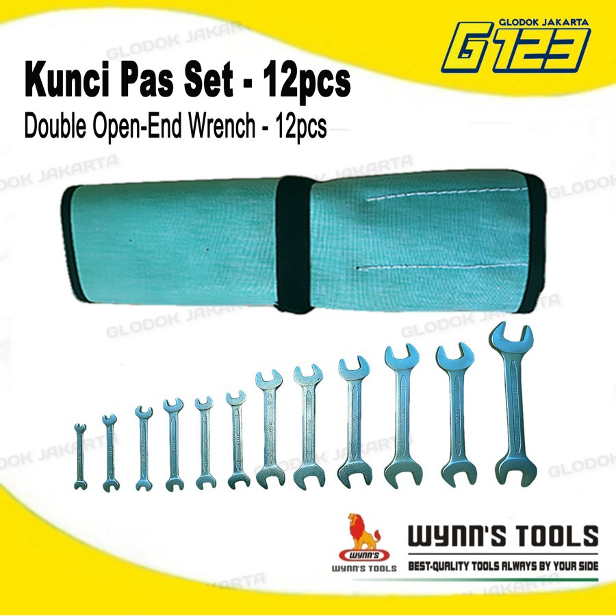 Kunci Pas Set 12pcs CRV Wynns W0139B