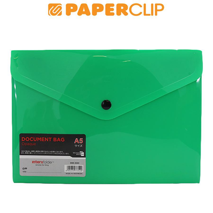 

SMART POCKET INTERXFOLDER OPAQUE DBX20A5 A5 GREEN