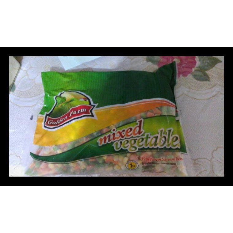 

Ready Mix Vegetable Golden Farm 1Kg Makanan Instan Kaleng