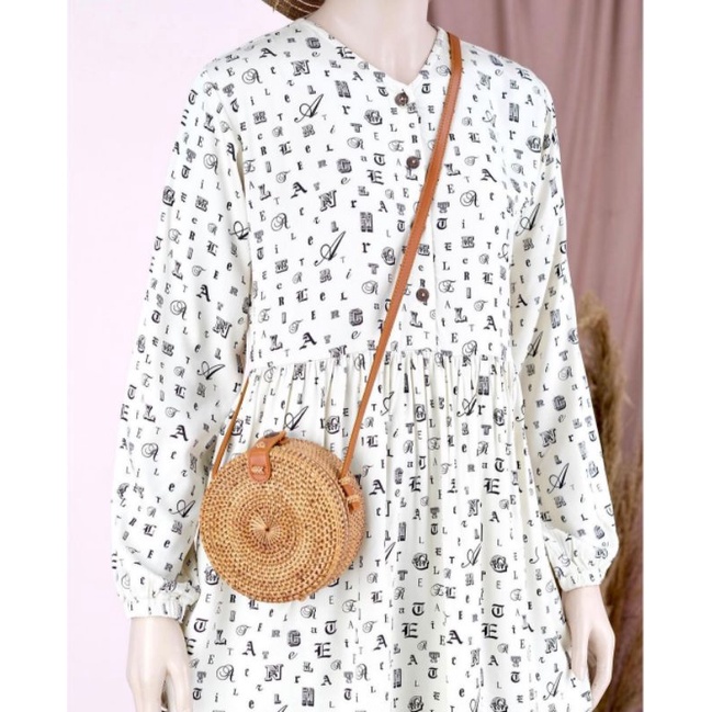ATELIER ANGELINA ANNA PAJAMAS - LETTERS (size L)