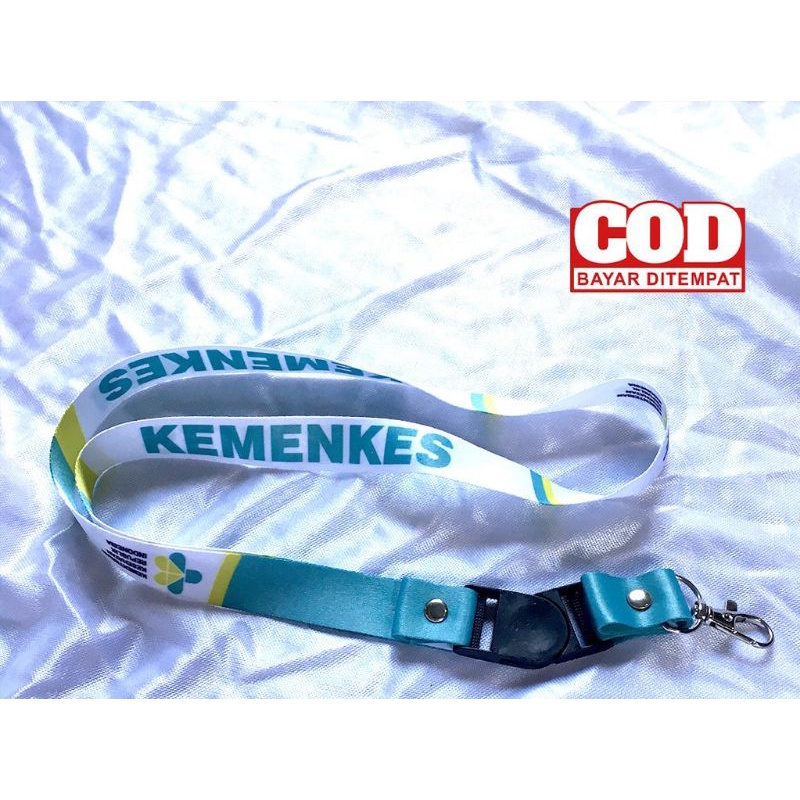 Tali ID Card KEMENKES / Tali Lanyard printing Kementerian Kesehatan