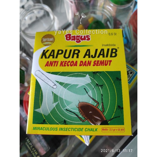 Kapur Ajaib anti Semut Kecoa Bagus 1 Box kecil isi 2 pcs kapur ant cockroach