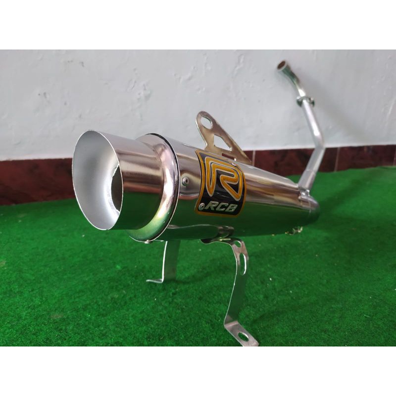 Knalpot Racing RCB Sirip Honda Sonic 150R Supra GTR 150