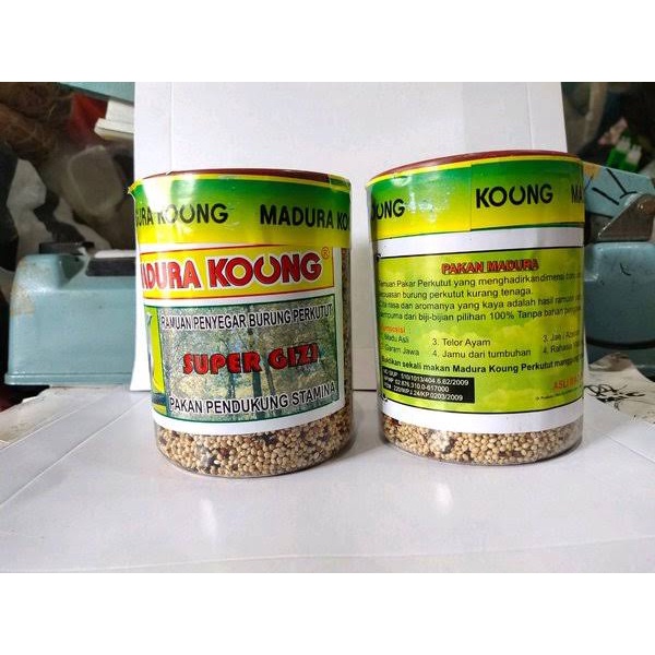 MADURA KOONG KONG PAKAN BURUNG PERKUTUT HARIAN RACIKAN MADURA ASLI MAKANAN PERKUTUT BANGKOK BIJI MIL