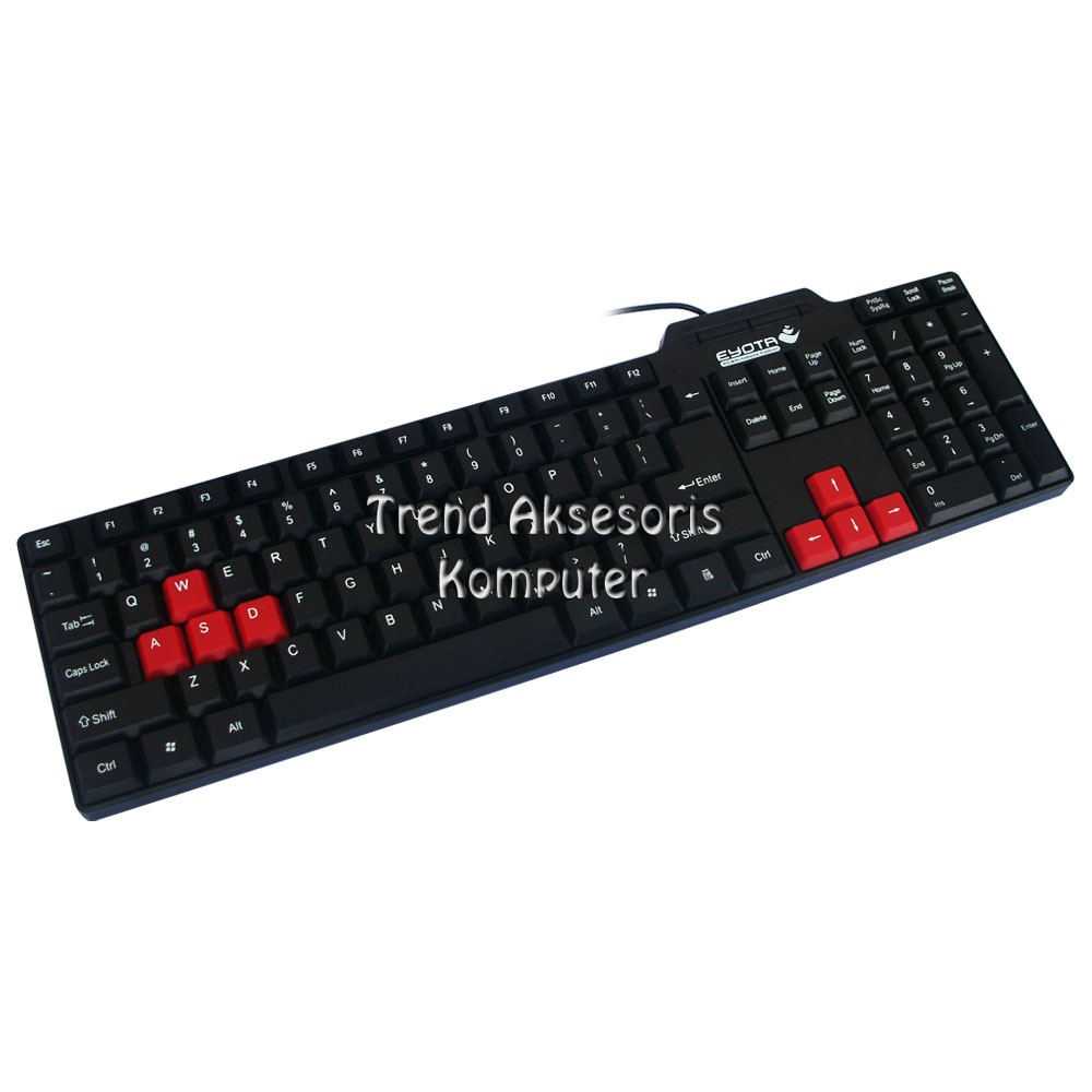 Trend-Eyota KB2308  Multimedia Keyboard USB - Hitam