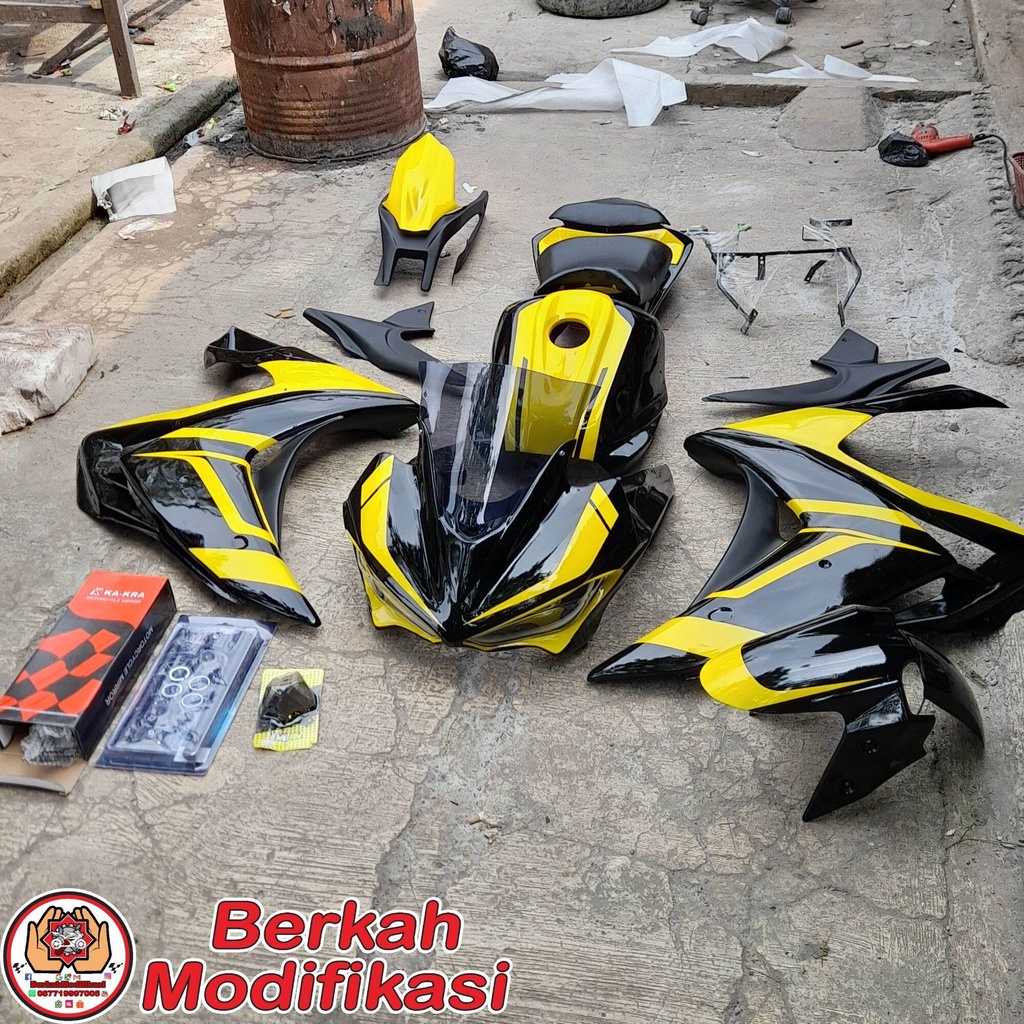 Full Sett Body Fairing Model R25 PNP Yamaha Vixion OLD NVA / NVL dan Vixion R