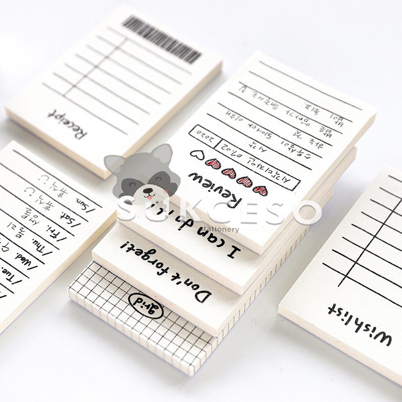 

Twilight Day Basic White Memopad / Memo Lucu Unik Murah