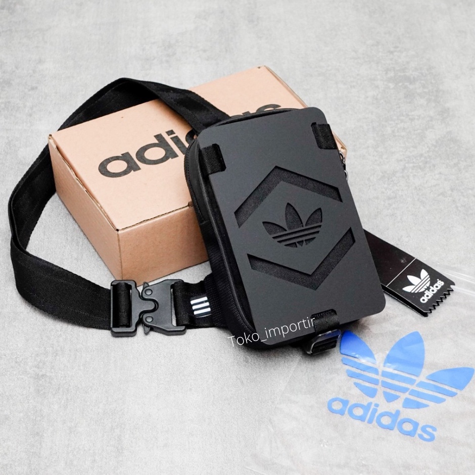 Slingbag Adidas Akrilik Original With Box / Tas Selempang Hardcase