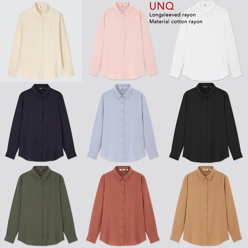 Unq rayon longsleeved  cotton blouse