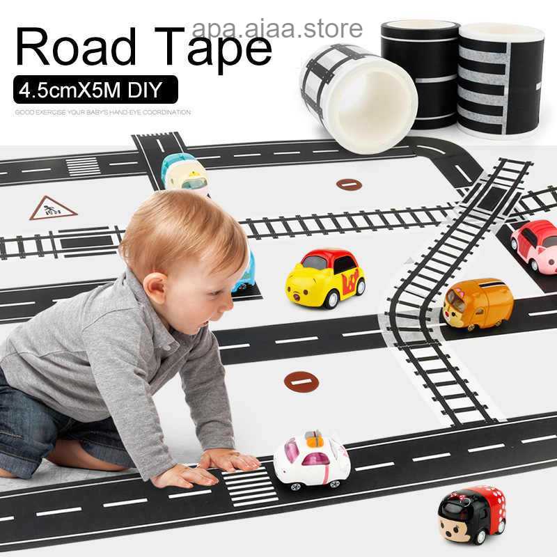 Terbaru UHOME Lakban Lintasan Mainan Anak Play Tape Road 48mm - HX-6005 Harga Grosir