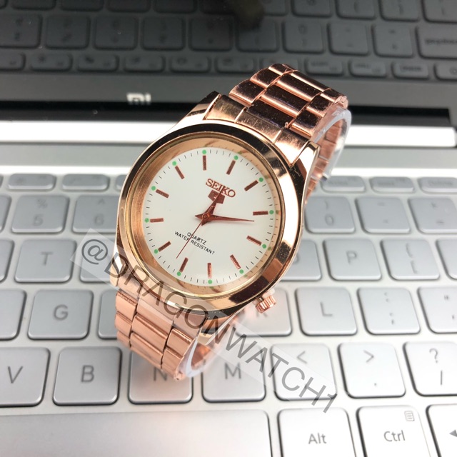 ［Ready Stock］Jam tangan wanita jam tangan pria gaya klasik couple rantai  grosir murah S1090