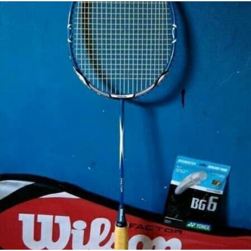Raket Badminton Wilson K Factor + BG 66 Free Pasang Senar