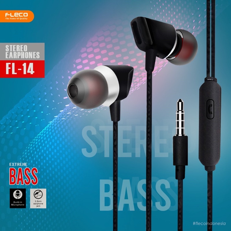 PROMO HANDSFREE FLECO FL14 STEREO BASS ORIGINAL HIFI SOUND MUSIC ASIK BUAT GAME ONLINE